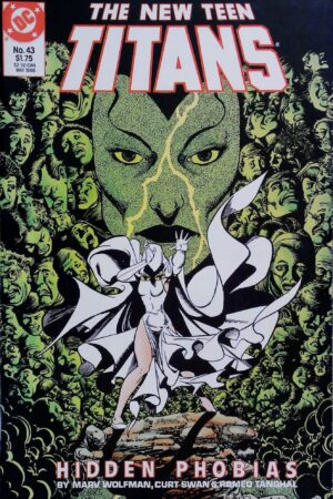 Couverture de NEW TEEN TITANS (1984) #43 - par Anthony Tollin - lecubeacomics.com