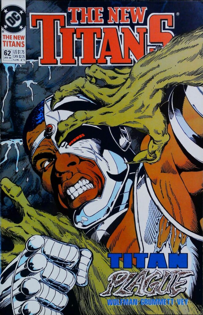 New Titans #62, vue de l'exemplaire