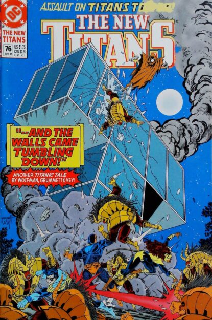 Couverture de NEW TITANS (1988) #76 - par Al Vey - lecubeacomics.com