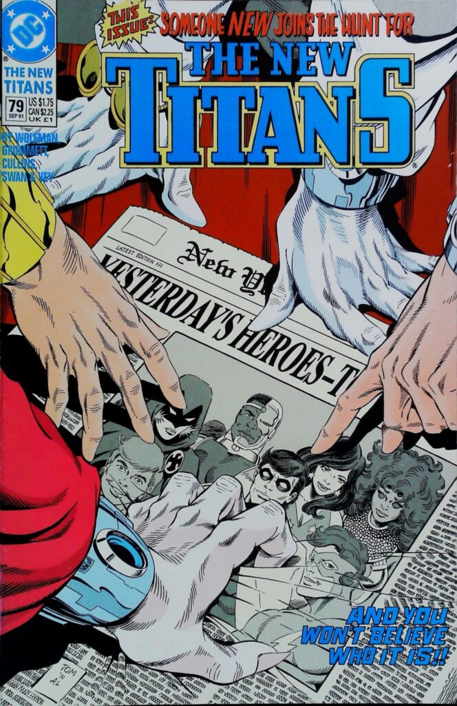 New Titans #79, vue de l'exemplaire