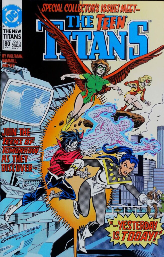 New Titans #80, vue de l'exemplaire