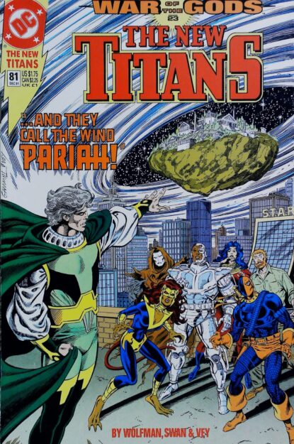 NEW TITANS (1988) #81 - DC Comics - lecubeacomics.com Couverture de NEW TITANS (1988) #81 - par Al Vey - lecubeacomics.com