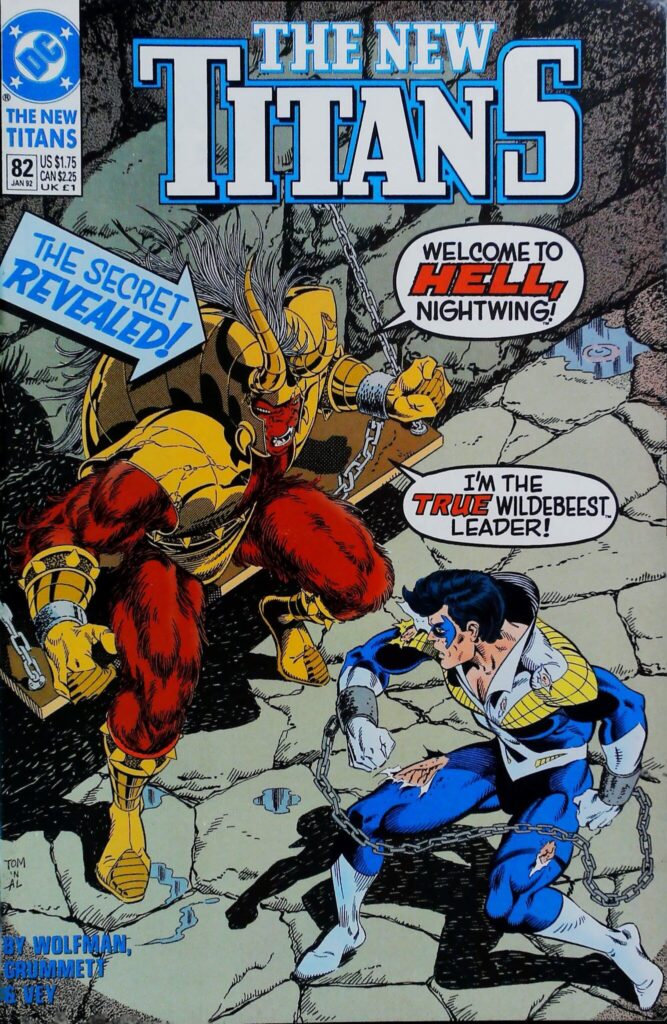 New Titans #82, vue de l'exemplaire