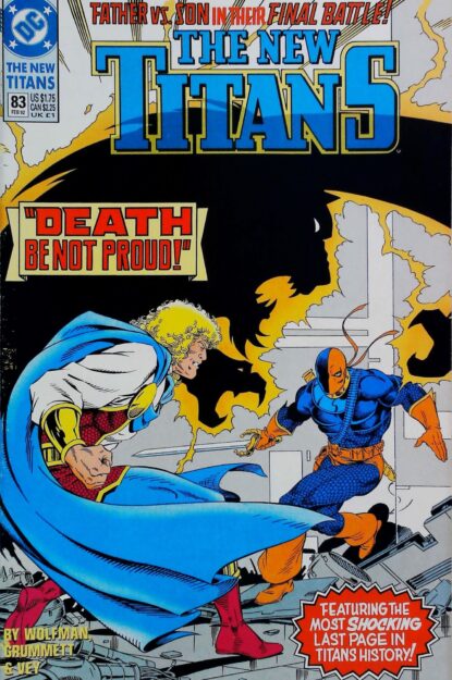 Couverture de NEW TITANS (1988) #83 - par Al Vey - lecubeacomics.com