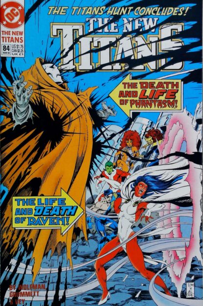 Couverture de NEW TITANS (1988) #84 - par Al Vey - lecubeacomics.com