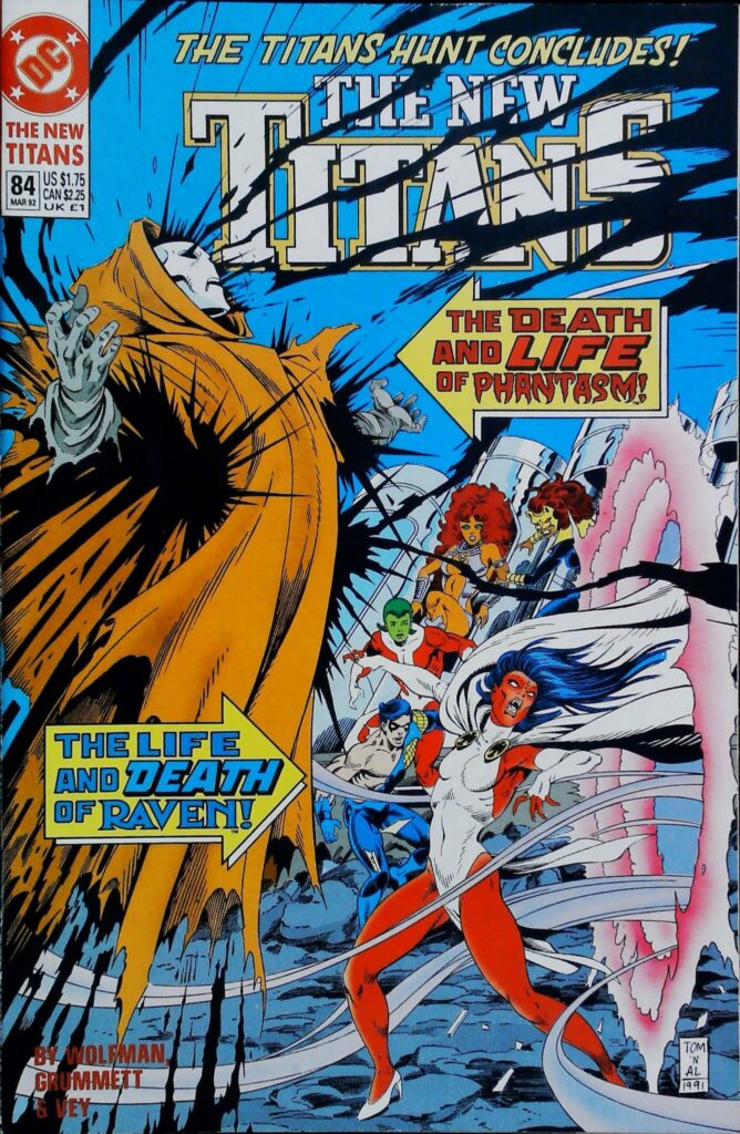 New Titans #84, vue de l'exemplaire