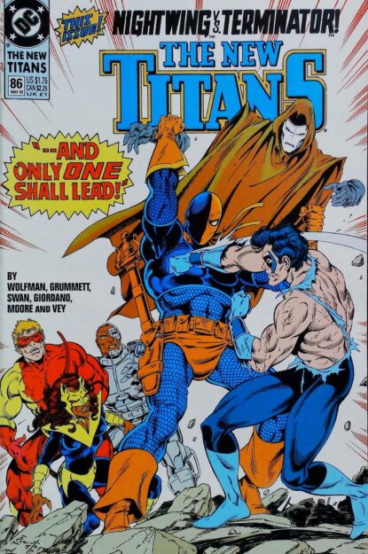 NEW TITANS (1988) #86 - DC Comics - lecubeacomics.com Couverture de NEW TITANS (1988) #86 - par Al Vey - lecubeacomics.com