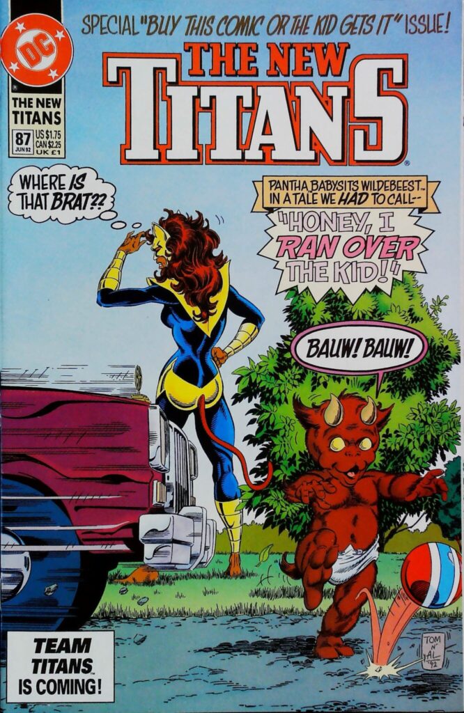 New Titans #87, vue de l'exemplaire
