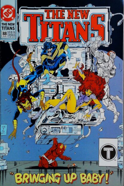 Couverture de NEW TITANS (1988) #88 - par Al Vey - lecubeacomics.com