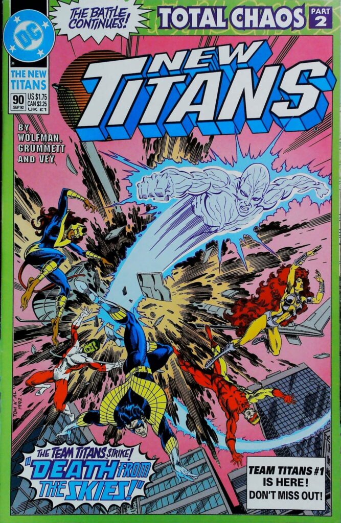 New Titans #90, vue de l'exemplaire