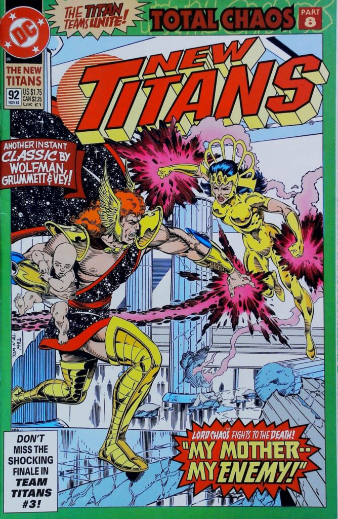 New Titans #92, vue de l'exemplaire