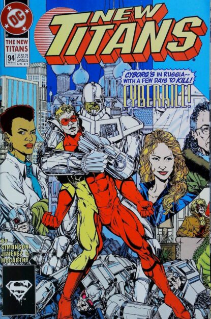 NEW TITANS (1988) #94 - DC Comics - lecubeacomics.com Couverture de NEW TITANS (1988) #94 - par Art Nichols - lecubeacomics.com