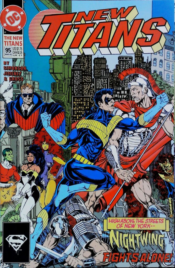 New Titans #95, vue de l'exemplaire
