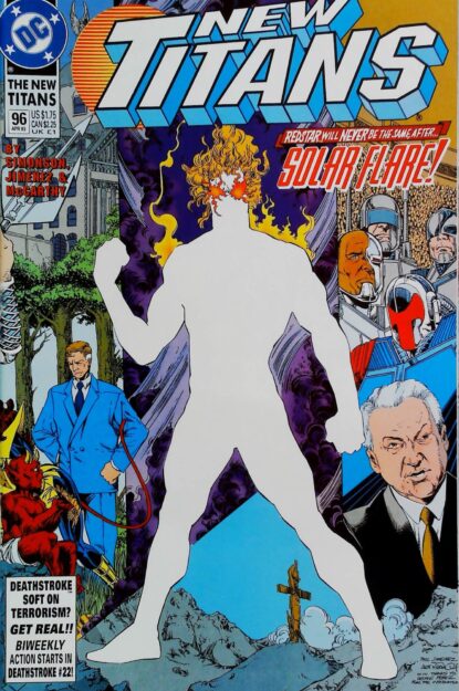 Couverture de NEW TITANS (1988) #96 - par Art Nichols - lecubeacomics.com