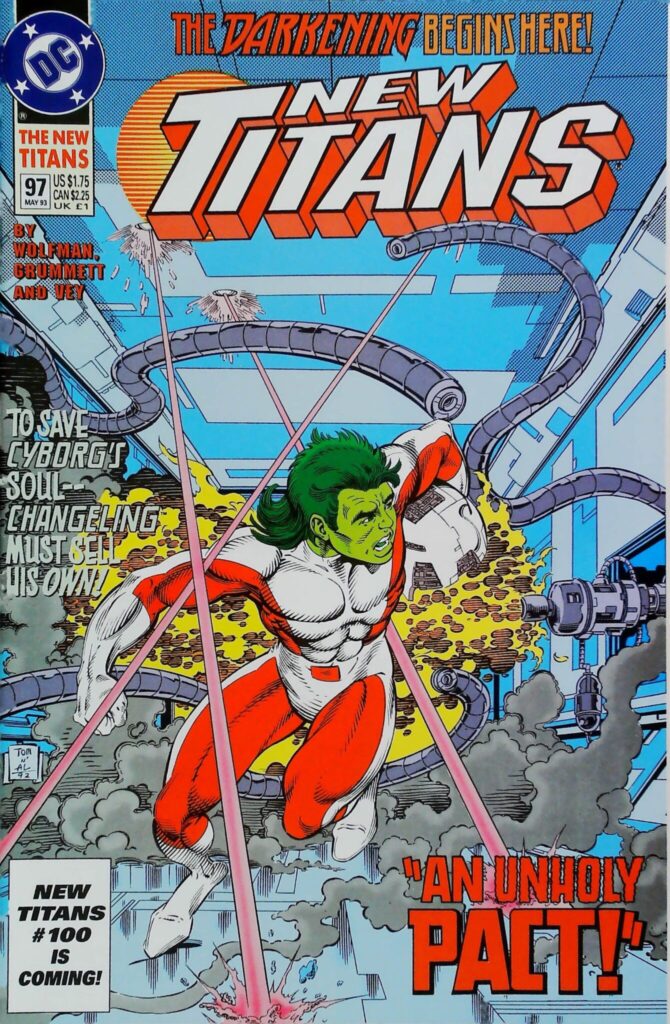 New Titans #97, vue de l'exemplaire
