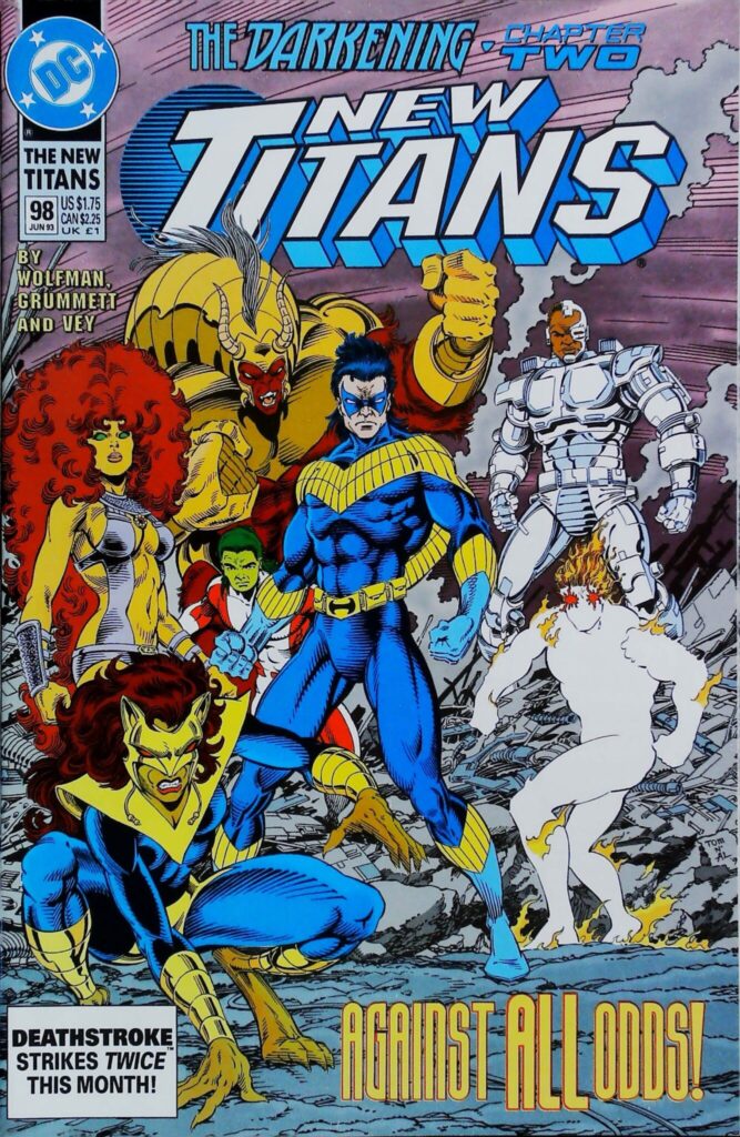 New Titans #98, vue de l'exemplaire