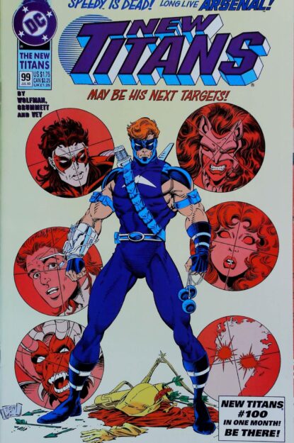 Couverture de NEW TITANS (1988) #99 - par Al Vey - lecubeacomics.com