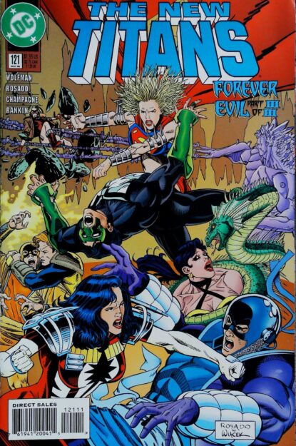 NEW TITANS (1988) #121 - DC Comics - lecubeacomics.com Couverture de NEW TITANS (1988) #121 - par Bob Wiacek - lecubeacomics.com