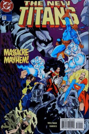 Couverture de NEW TITANS (1988) #122 - par Finn Harris - lecubeacomics.com