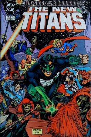 Couverture de NEW TITANS (1988) #125 - par Will Blyberg - lecubeacomics.com