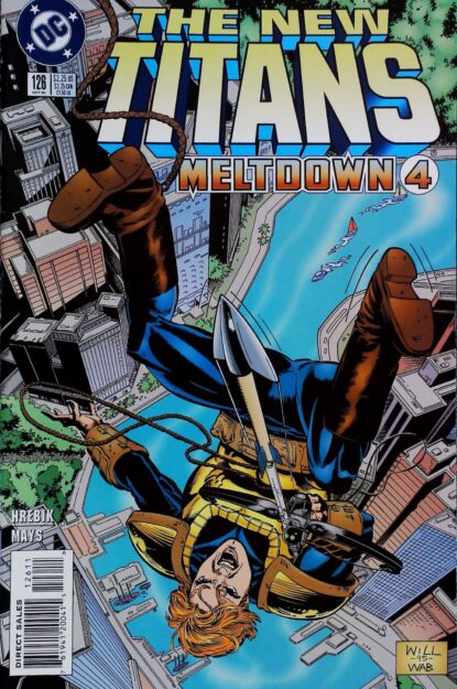 Couverture de NEW TITANS (1988) #126 - par Will Blyberg - lecubeacomics.com