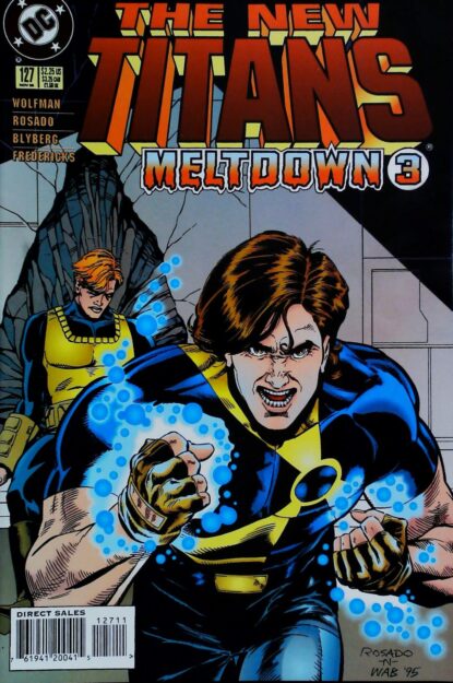 NEW TITANS (1988) #127 - DC Comics - lecubeacomics.com Couverture de NEW TITANS (1988) #127 - par Will Blyberg - lecubeacomics.com
