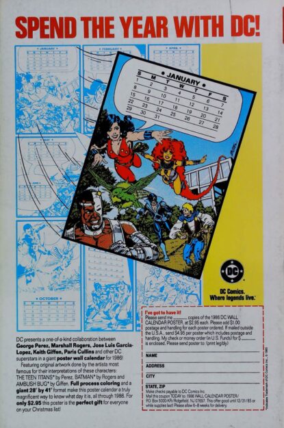 NEW TEEN TITANS (1984) #17 - DC Comics - lecubeacomics.com Couverture de NEW TEEN TITANS (1984) #17 - par Eduardo Barreto - lecubeacomics.com