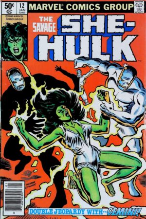 Couverture de THE SAVAGE SHE-HULK (1980) #12 - par Al Milgrom - lecubeacomics.com