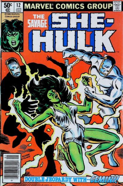 Couverture de THE SAVAGE SHE-HULK (1980) #12 - par Al Milgrom - lecubeacomics.com