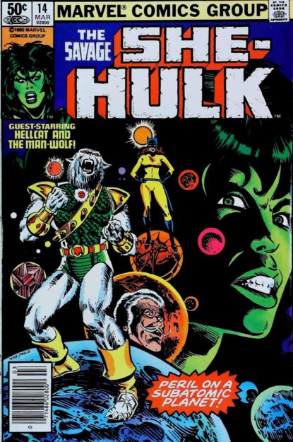 THE SAVAGE SHE-HULK (1980) #14 - Marvel - lecubeacomics.com Couverture de THE SAVAGE SHE-HULK (1980) #14 - par Al Milgrom - lecubeacomics.com