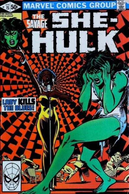 Couverture de THE SAVAGE SHE-HULK (1980) #15 - par Al Milgrom - lecubeacomics.com
