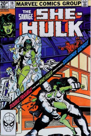 Couverture de THE SAVAGE SHE-HULK (1980) #19 - par Al Milgrom - lecubeacomics.com