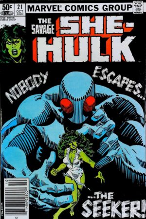 Couverture de THE SAVAGE SHE-HULK (1980) #21 - par Al Milgrom - lecubeacomics.com