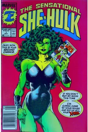 Couverture de THE SENSATIONAL SHE-HULK (1989) #1 - par John Byrne - lecubeacomics.com