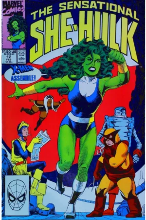 Couverture de THE SENSATIONAL SHE-HULK (1989) #12 - par Steve Leialoha - lecubeacomics.com