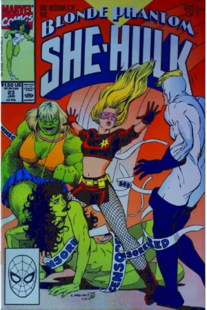 Couverture de THE SENSATIONAL SHE-HULK (1989) #23 - par James Sanders III - lecubeacomics.com