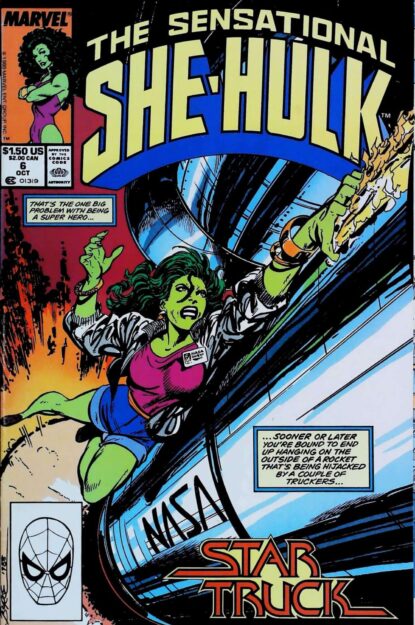 THE SENSATIONAL SHE-HULK (1989) #6 - Marvel - lecubeacomics.com Couverture de THE SENSATIONAL SHE-HULK (1989) #6 - par John Byrne - lecubeacomics.com
