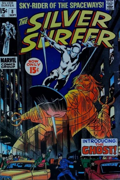 SILVER SURFER (1968) #8 - Marvel - lecubeacomics.com Couverture de SILVER SURFER (1968) #8 - par John Buscema - lecubeacomics.com