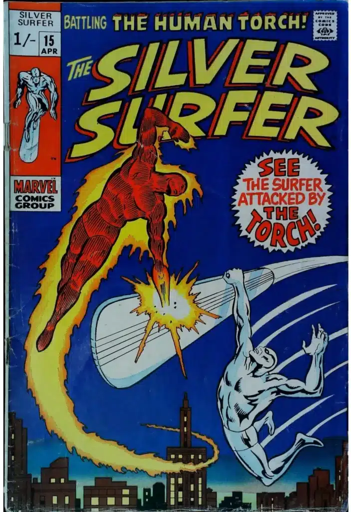 Silver Surfer #15, vue de l'exemplaire