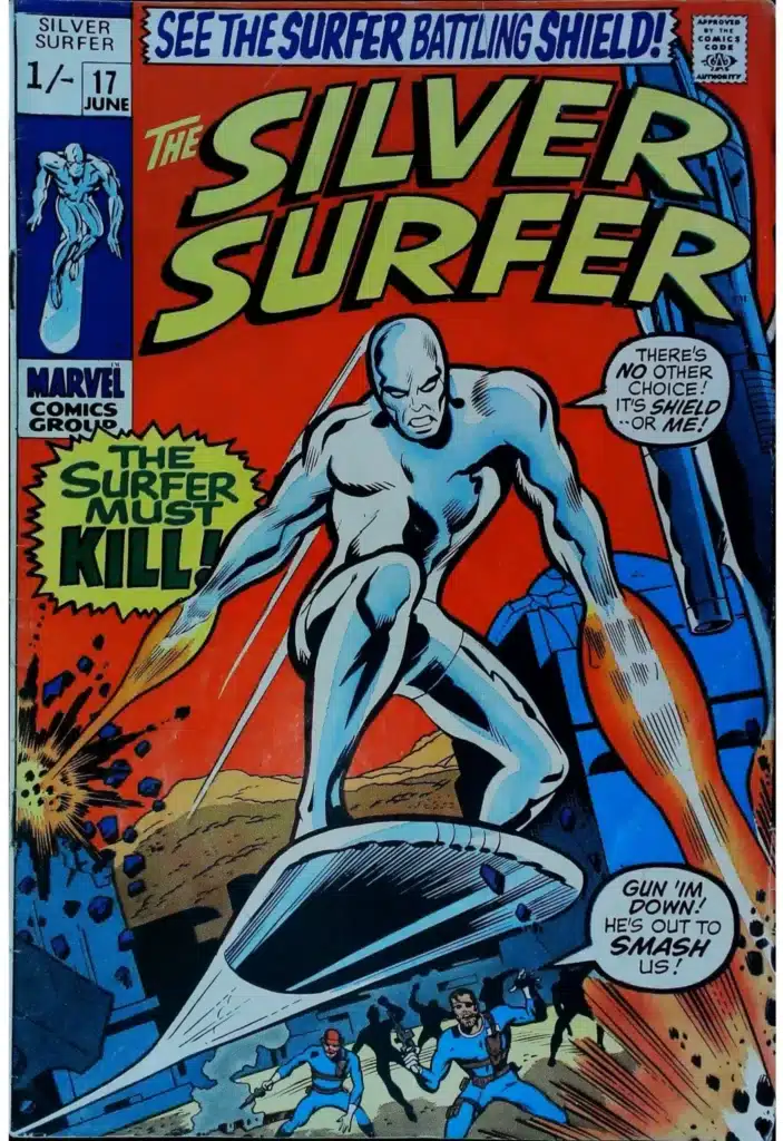 Silver Surfer #17, vue de l'exemplaire