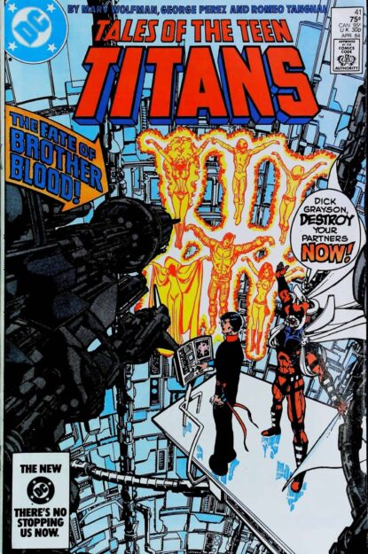 TALES OF THE TEEN TITANS (1984) #41 - DC Comics - lecubeacomics.com Couverture de TALES OF THE TEEN TITANS (1984) #41 - par George Perez - lecubeacomics.com