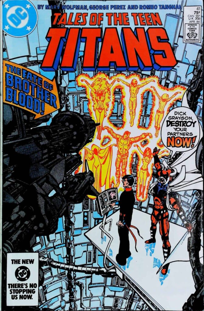 Tales Of The Teen Titans #41, vue de l'exemplaire