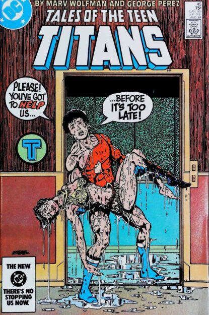 TALES OF THE TEEN TITANS (1984) #45 - DC Comics - lecubeacomics.com Couverture de TALES OF THE TEEN TITANS (1984) #45 - par Anthony Tollin - lecubeacomics.com