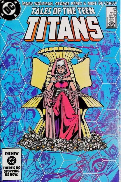 TALES OF THE TEEN TITANS (1984) #46 - DC Comics - lecubeacomics.com Couverture de TALES OF THE TEEN TITANS (1984) #46 - par George Perez - lecubeacomics.com