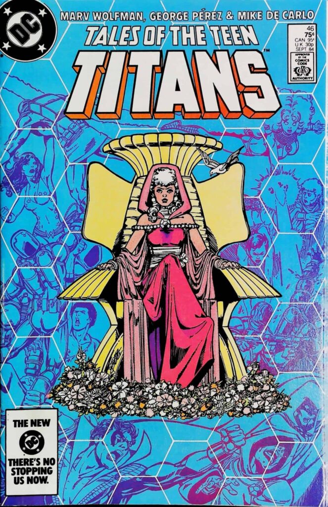 Tales Of The Teen Titans #46, vue de l'exemplaire