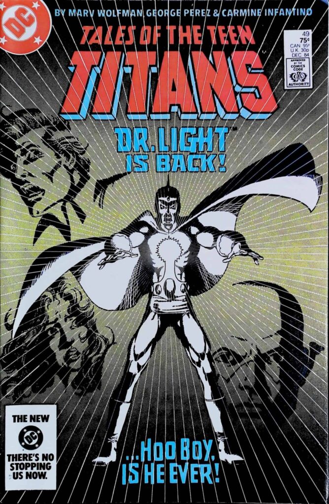 Tales Of The Teen Titans #49, vue de l'exemplaire