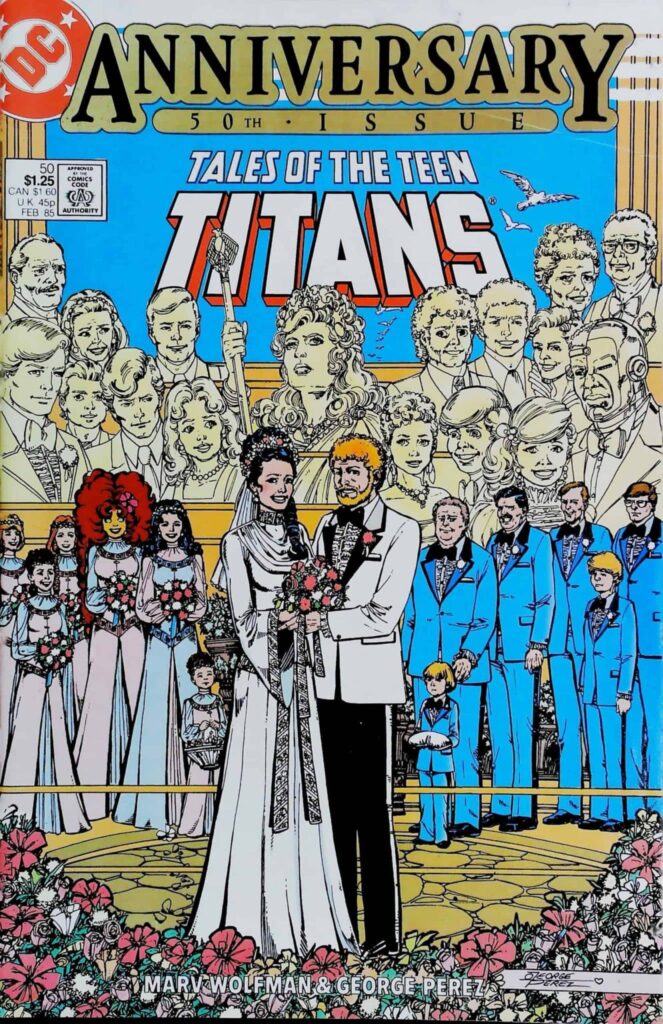 Tales Of The Teen Titans #50, vue de l'exemplaire