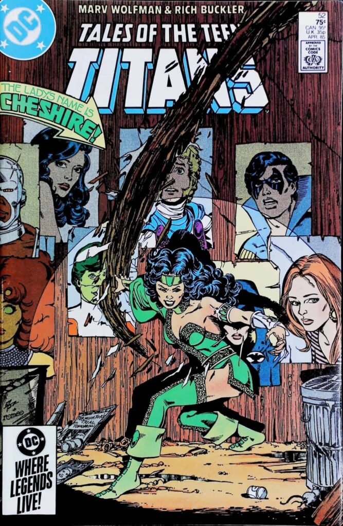 Tales Of The Teen Titans #52, vue de l'exemplaire