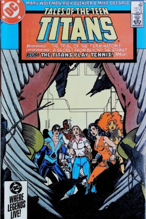 Couverture de TALES OF THE TEEN TITANS (1984) #53 - par George Perez - lecubeacomics.com