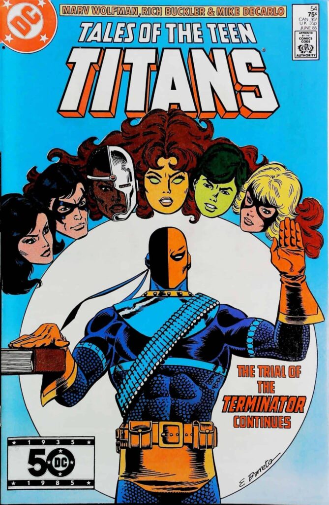 Tales Of The Teen Titans #54, vue de l'exemplaire